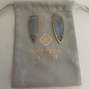 Kendra Scott - slate gray Skylar earrings